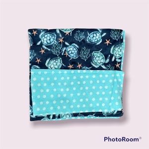 Handmade baby receiving blanket